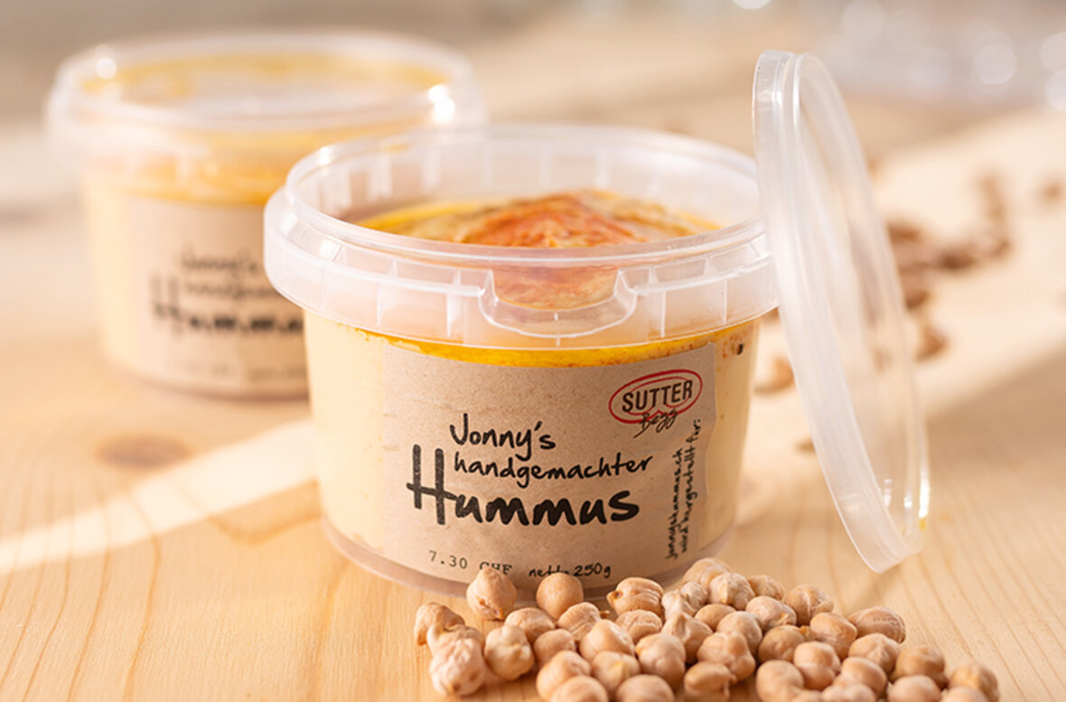 Jonny's Hummus gibt's beim Sutter Begg