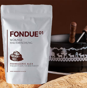 Tradition verbindet. Mit Fondue 01 von Alex Frei. Aus der Fromagerie Alex.
